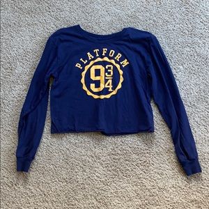 Harry Potter Platform 9 3/4 Crop Top